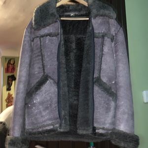 Shearling vtg coat